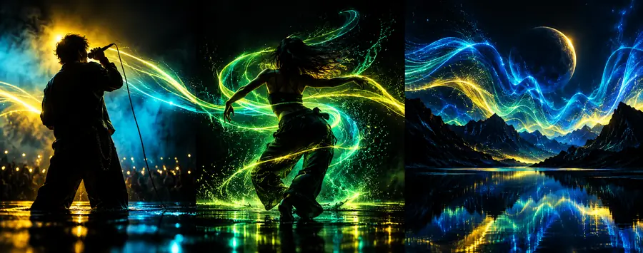 Refined music video concept with a clearer subject and palette