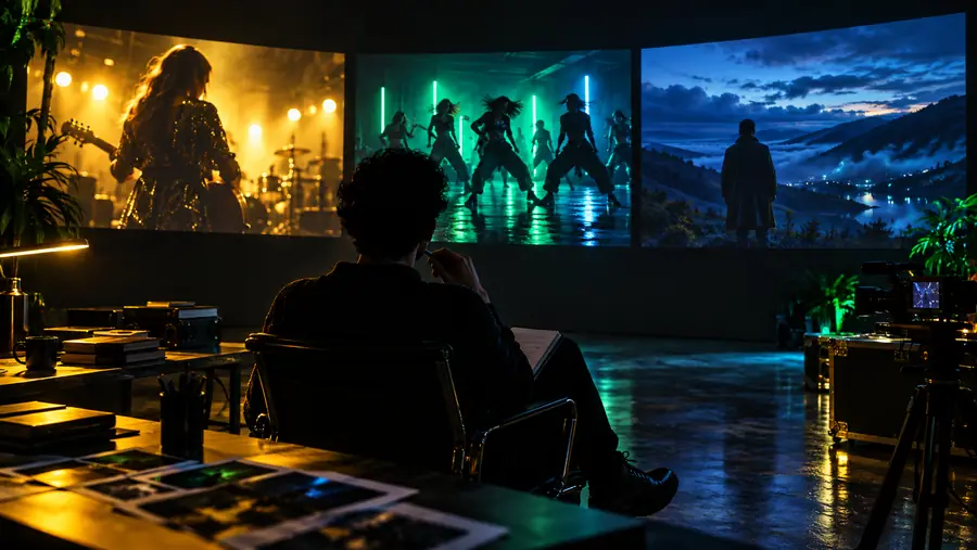 Music-video creation example from the platform family