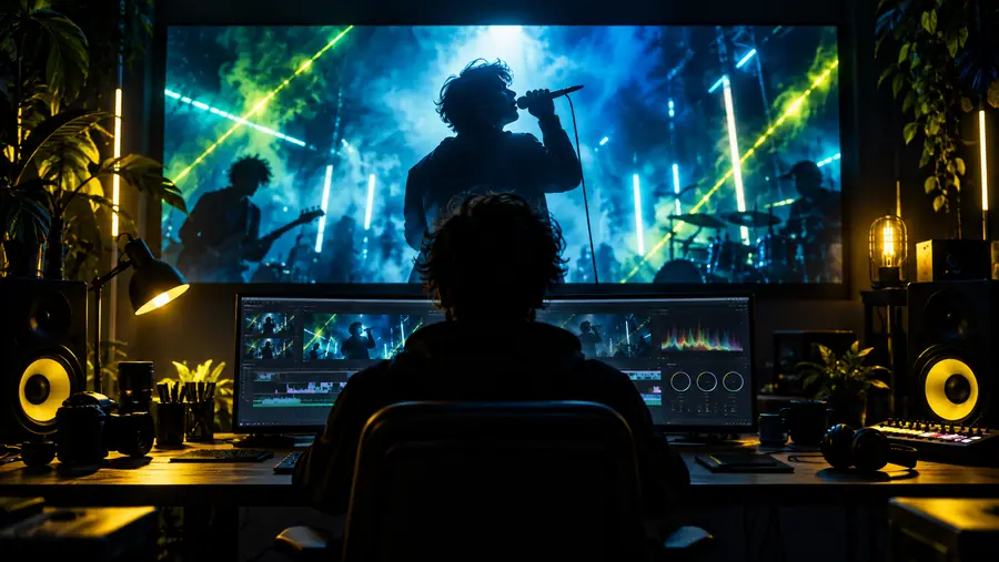 Illustratives Motiv für ein YouTube-Video mit Musikuntermalung